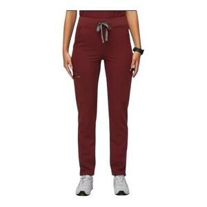 FIGS Women's Yola Skinny Burgundy Medical Nurse Scrub Pants Size Small